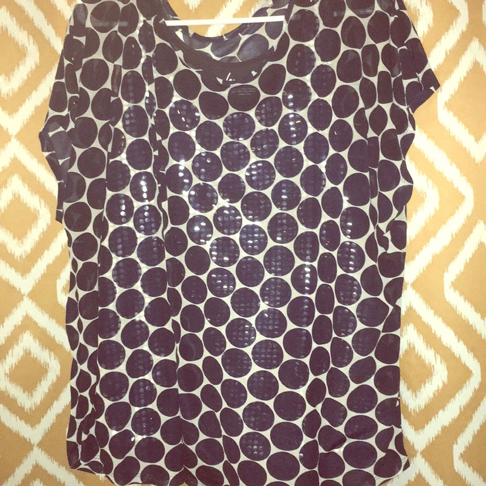 Lane Bryant Tank/Tee Sheer Overlay